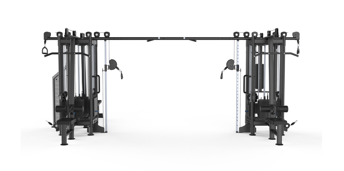 Torre Multiestación Fitness Market - 8 Puestos 1205 kg