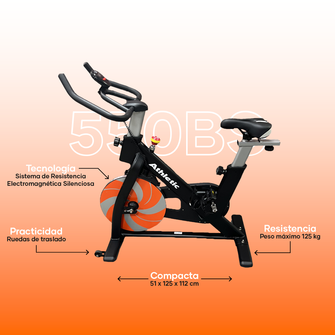 Bicicleta Athletic Spinning 550BS (Resistencia magnética)