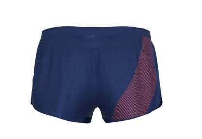 Shorts Compressport Racing Split Overshort Hombre Azul