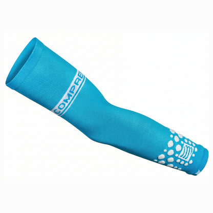 Mangas Compressport Armforce - Fluo Blue T1