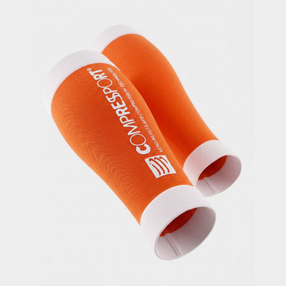 Pantorrillera Compressport Calf R2 - Naranja