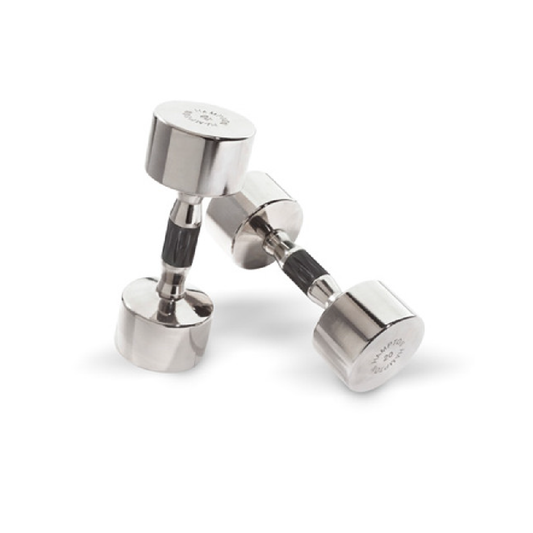 Mancuernas Hampton en Acero Cromado