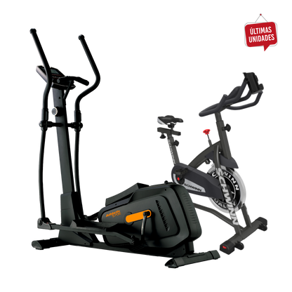 Elíptica 570E + Bicicleta Schwinn IC2