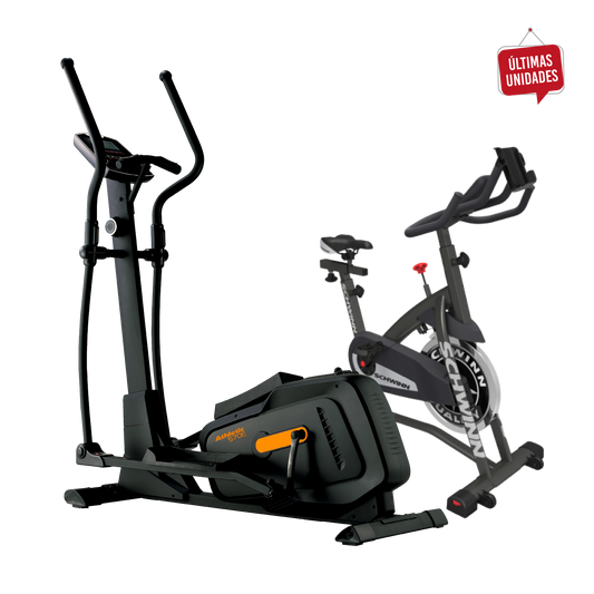 Elíptica 570E + Bicicleta Schwinn IC2