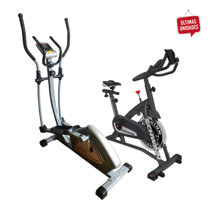 Elíptica Athletic 500E +  Bicicleta Schwinn IC2