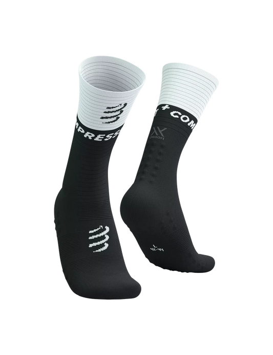 Mid Compression Socks White/Black