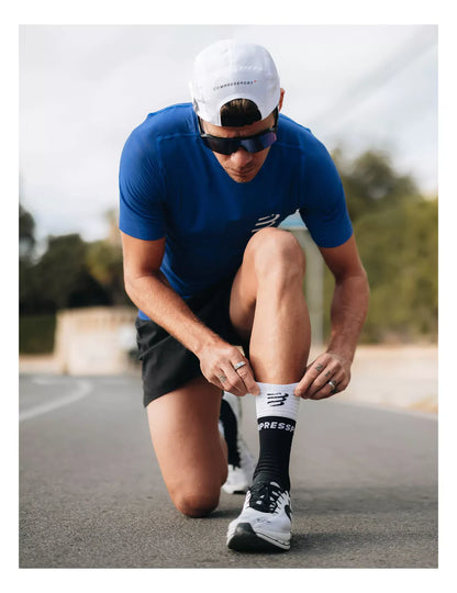 Mid Compression Socks White/Black