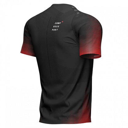 Camiseta Compressport Racing SS Hombre - Black