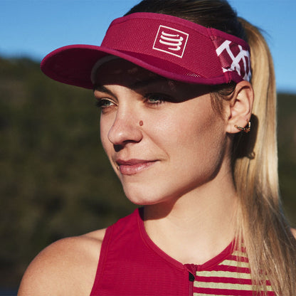 Visor Compressport Spiderweb Ultralight - Pink