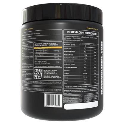 Creatina CR-PUR Macroblends 60 Servicios