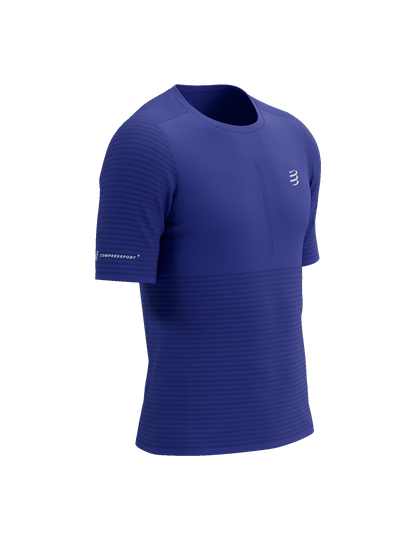 Camiseta Compressport Pro Racing SS Hombre - Dazz Blue