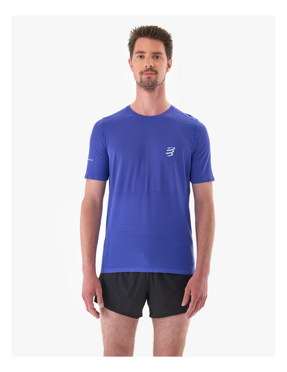 Camiseta Compressport Pro Racing SS Hombre - Dazz Blue