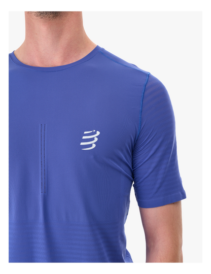 Camiseta Compressport Pro Racing SS Hombre - Dazz Blue