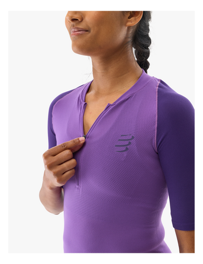 Trail Racing Postural SS Top W PURPLE/LILAC