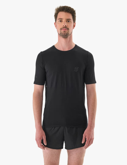 Camiseta Compressport Pro Racing SS Hombre - Black