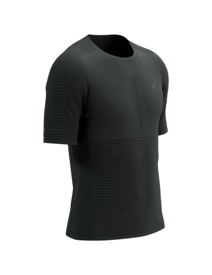 Camiseta Compressport Pro Racing SS Hombre - Black