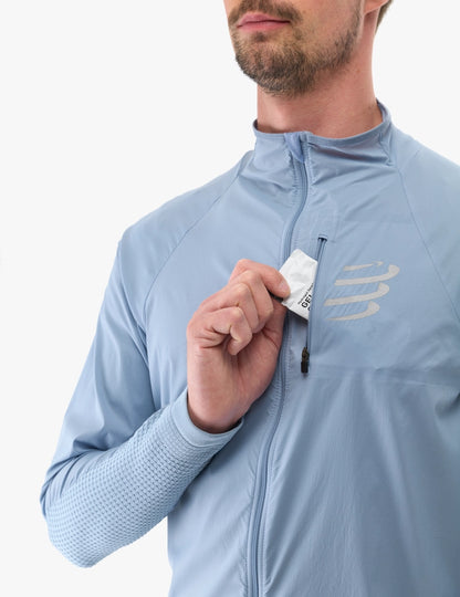 Chaqueta Compressport Hurricane Windproof - Denim
