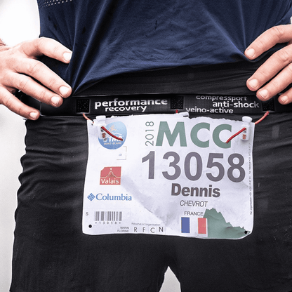 Cinturón Compressport Race Number Belt - Black 01