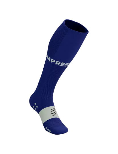 Medias Deportivas Compressport Full Socks Run - Dazz Blue Sugar