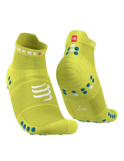 Pro Racing Socks v4.0 Run Low PimeroSe/Fjord Blue