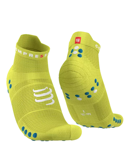 Pro Racing Socks v4.0 Run Low PimeroSe/Fjord Blue