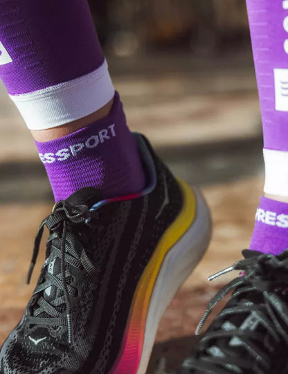 Pro Racing Socks V4.0 Run Low Lilac/White