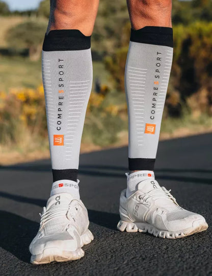 Pantorrillera Compressport R2 3.0 - Grey Melange Black T1