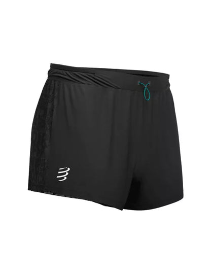 Shorts Compressport Racing Split - Negro S