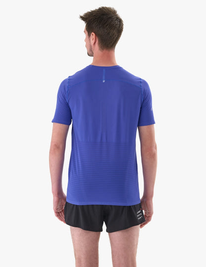 Camiseta Compressport Racing SS Hombre - Dazz Blue