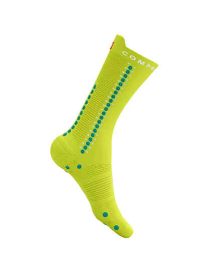 Medias Compressport Pro Racing Socks V4.0 Bike - Primerose Columbia