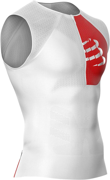 Triathlon Postural Tank Top, White