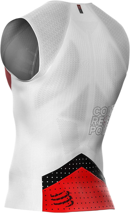Triathlon Postural Tank Top, White