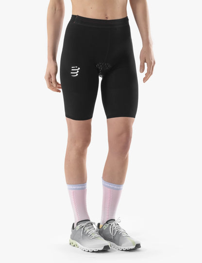 Shorts Compressport Triathlon Under Control - Negro