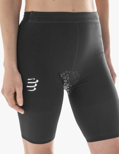 Shorts Compressport Triathlon Under Control - Negro