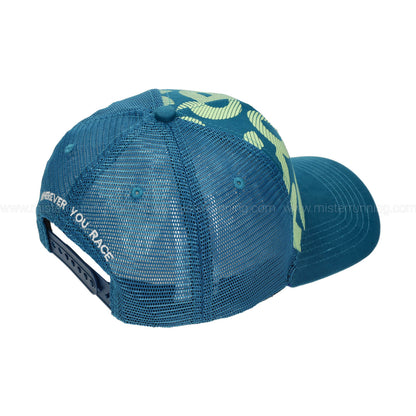 Gorra Deportiva Compressport Trucker - Fjord Blue