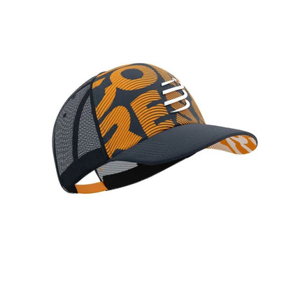 Gorra Deportiva Compressport Trucker - Magnet Autumn Glory