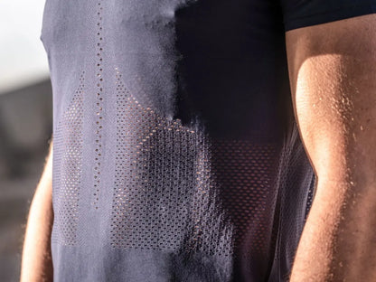 Camiseta Compressport Racing SS Hombre - Blue