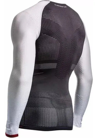Camiseta Compressport On Off Manga Larga - Grey White T0