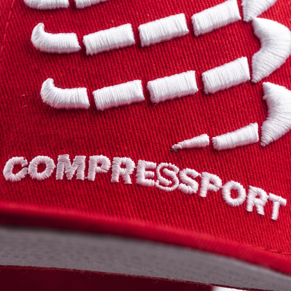Gorra Compressport Flat Cap - Red