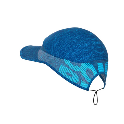 Gorra Deportiva Compressport Multisports - Azul Visera Ajustable