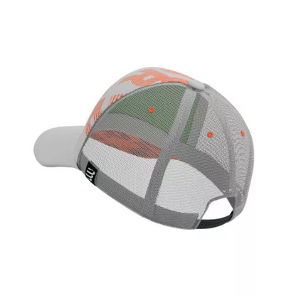 Gorra Deportiva Compressport Trucker - Alloy Orangeade