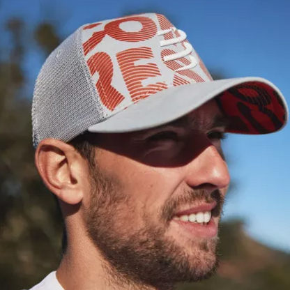 Gorra Deportiva Compressport Trucker - Alloy Orangeade