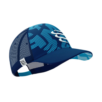 Gorra Deportiva Compressport Trucker - Azul Talla Única