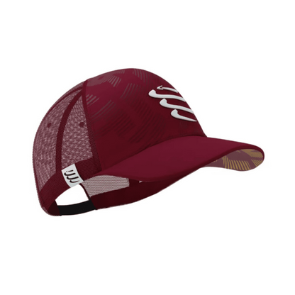 Gorra Deportiva Compressport Trucker - Vinotinto