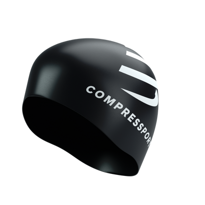Gorro De Natación Negro Compressport