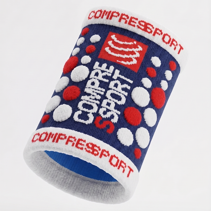 Cycling Sweat Band Blue-Red-White