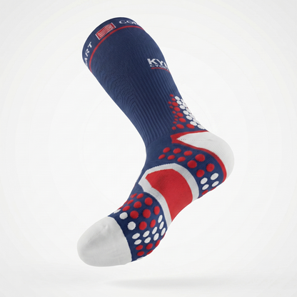 Iam Full Socks Blue Red White