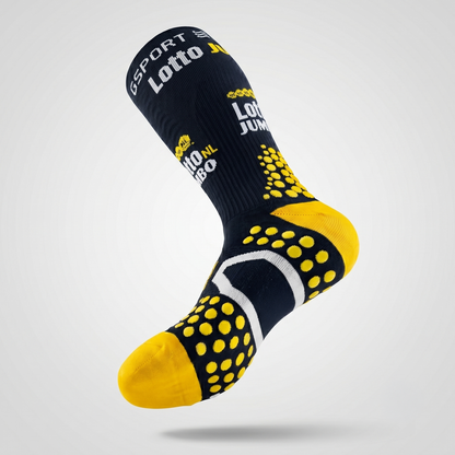 Lotto Jumbo Full Socks Black Yellow