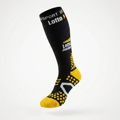 Lotto Jumbo Full Socks Black Yellow