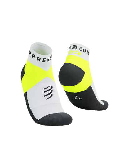 Ultra Trail Low Socks WHITE/SAFE YELLOW
